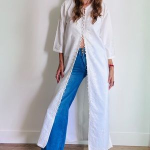Embroidered Duster
